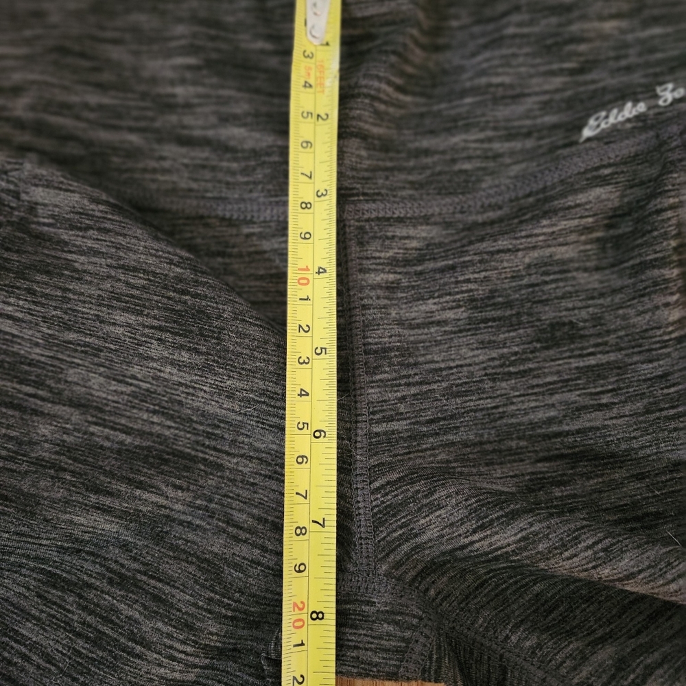 Eddie Bauer XS dark green heather capris  cropped legging/athletic tight - Picture 8 of 11